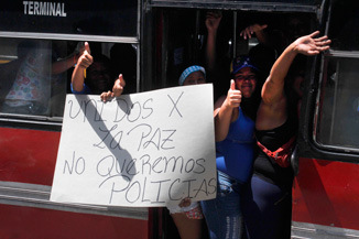 “FOTOS| Habitantes de San Vicente quieren paz para su comunidad”
