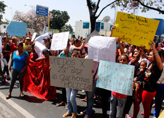 “FOTOS| Habitantes de San Vicente quieren paz para su comunidad”