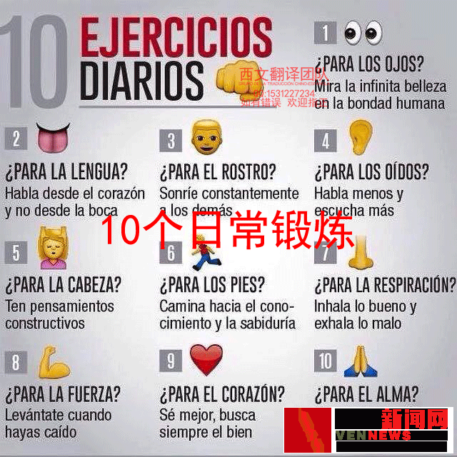 10 Ejercicios Diarios para tener Salud plena（拥有充分健康的10个日常锻炼）.png.png